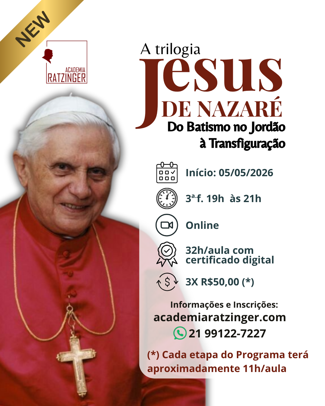 Trilogia Jesus de Nazaré - Do batismo no Jorão à transfiguração